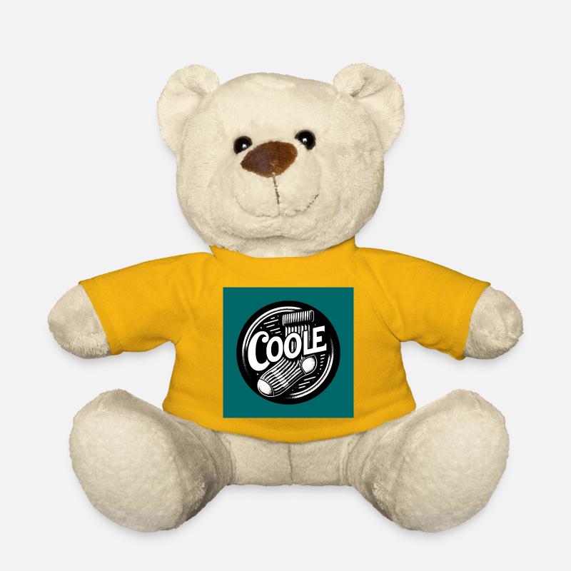 Coole Socke Socken und lustiger Spruch - Teddy - Sonnengelb