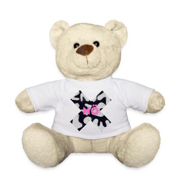 Kreuz - Nö - Nein - Nicht mit mir - Grenzen ziehen - Teddy - Sonnengelb - Vorne