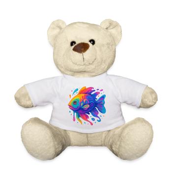 Rainbow Fish - Teddy Bear - sun yellow - Front