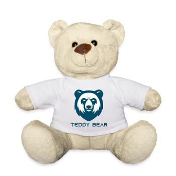 Teddy Bear Bear Logo – Minimalist Bear Head - Teddy Bear - sun yellow - Front