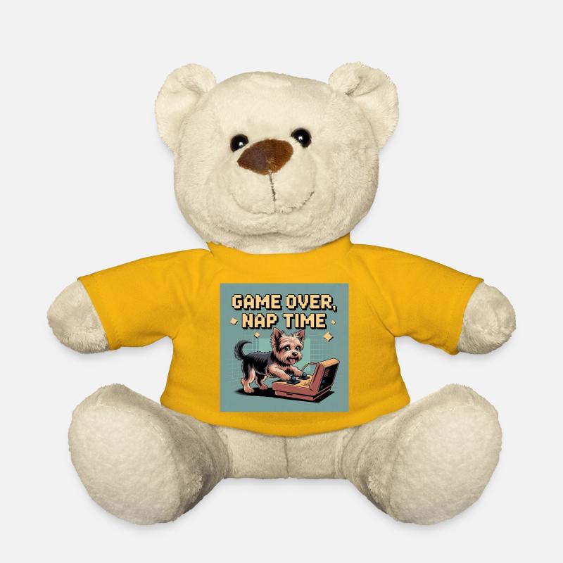 Dog and Console : Jeu virtuel - Nounours - jaune soleil