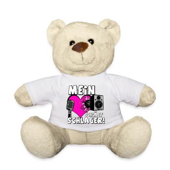 Schlager Party , Schlager Music , Schlager Heart... - Teddy Bear - sun yellow - Front