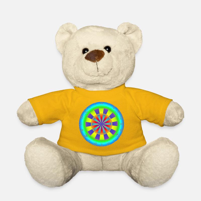 Dartboard Rainbow - Teddy - Sonnengelb