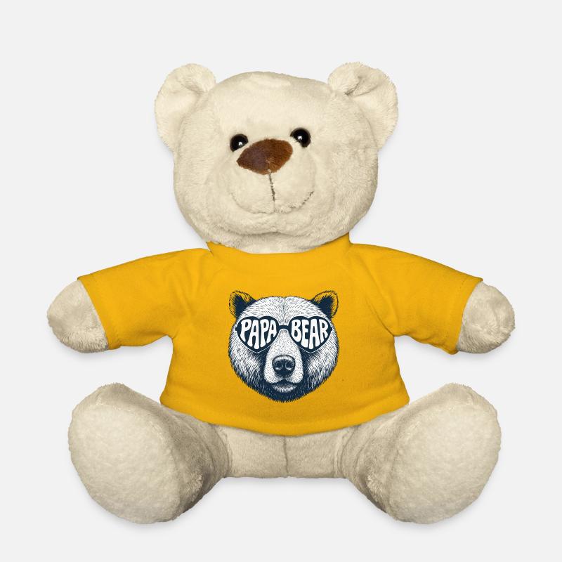 Ours Papa  - Nounours - jaune soleil