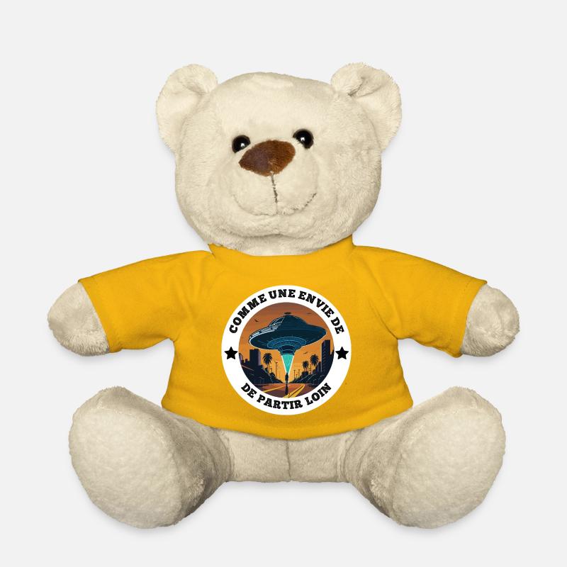 Kollege Geschenk, Arbeitspause und Burn Out - Teddy - Sonnengelb