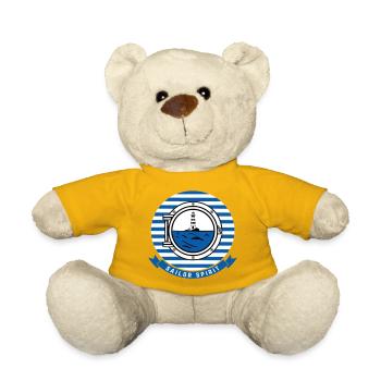 Meeresleuchtturm-Illustration im nautischen Stil - Teddy - Sonnengelb - Vorne
