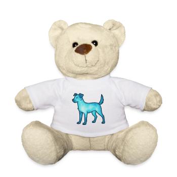 Soul Animal and Guardian Being: Terrier - Teddy Bear - sun yellow - Front