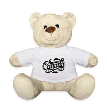 Kanada - Souvenir-Design - Teddy - Sonnengelb - Vorne