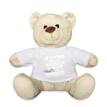 Jetskiing Walking On Water Is Overrated Quote  - Teddy Bear - sun yellow - Front