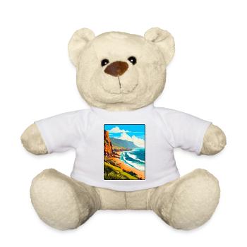 Fuerteventura Spanien Reiseplakat Cityscape WPA - Teddy - Sonnengelb - Vorne