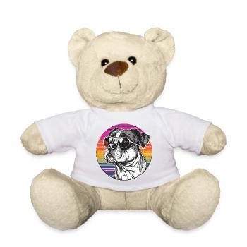 Stylischer Bulldog mit Sonnenbrille - Teddy -  - Vorne