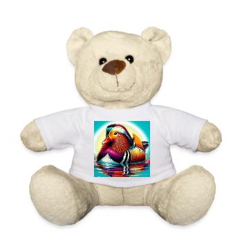 Mandarin duck - Teddy Bear - sun yellow - Front