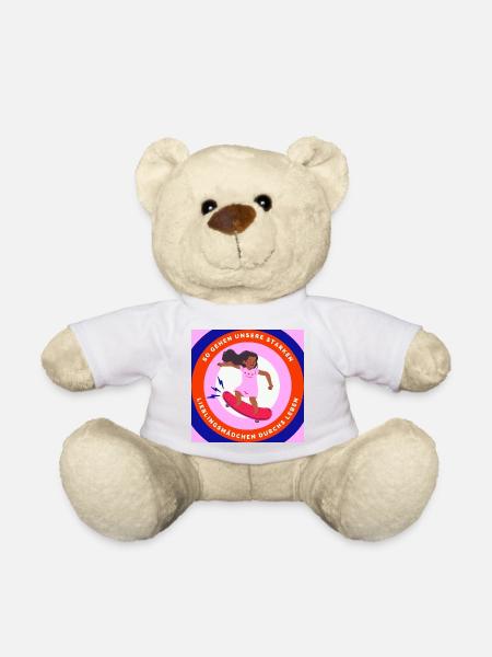 Strong Favorite Girls - Illustrations de skateboard colorées - Nounours -