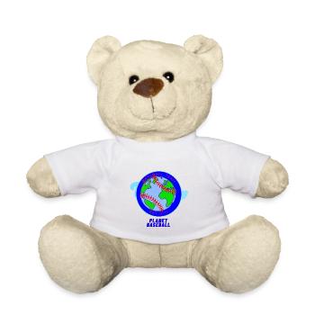 Weltkarte Baseball-Team-Abzeichen - Teddy - Sonnengelb - Vorne