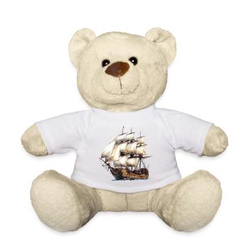 Historisches Segelschiff Segelkunst - Teddy - Sonnengelb - Vorne