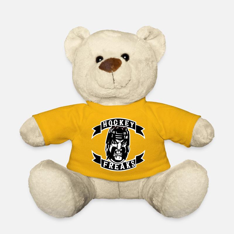 Hockey Freaks Emblem - Teddy Bear - sun yellow