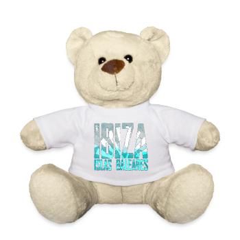Balearen Landschaft Logo Ibiza - Teddy - Sonnengelb - Vorne