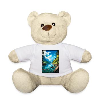 Bohinjer See, Slowenien, Azurgebirge, See, Aussicht - Teddy - Sonnengelb - Vorne