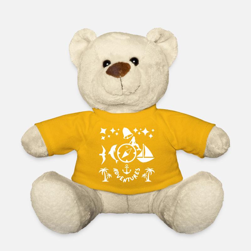adventures - Teddy Bear - sun yellow