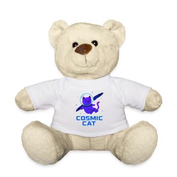 Cosmic Cat Neon - Teddy Bear - sun yellow - Front