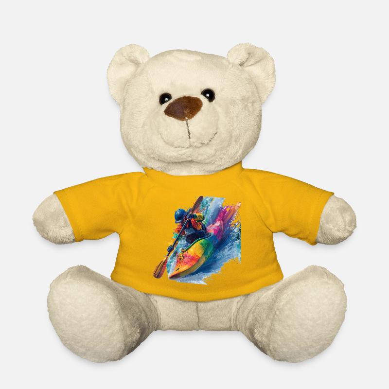 Farbrausch Wildwasser Kajakabenteuer  - Teddy - Sonnengelb
