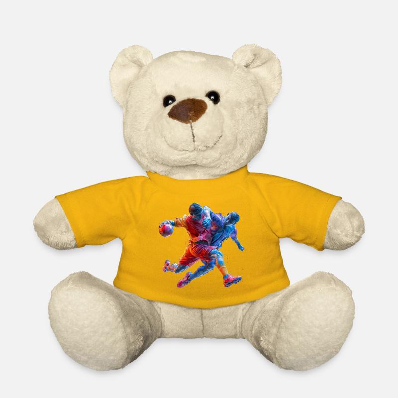 Farbsturm Handballaktion - Teddy - Sonnengelb