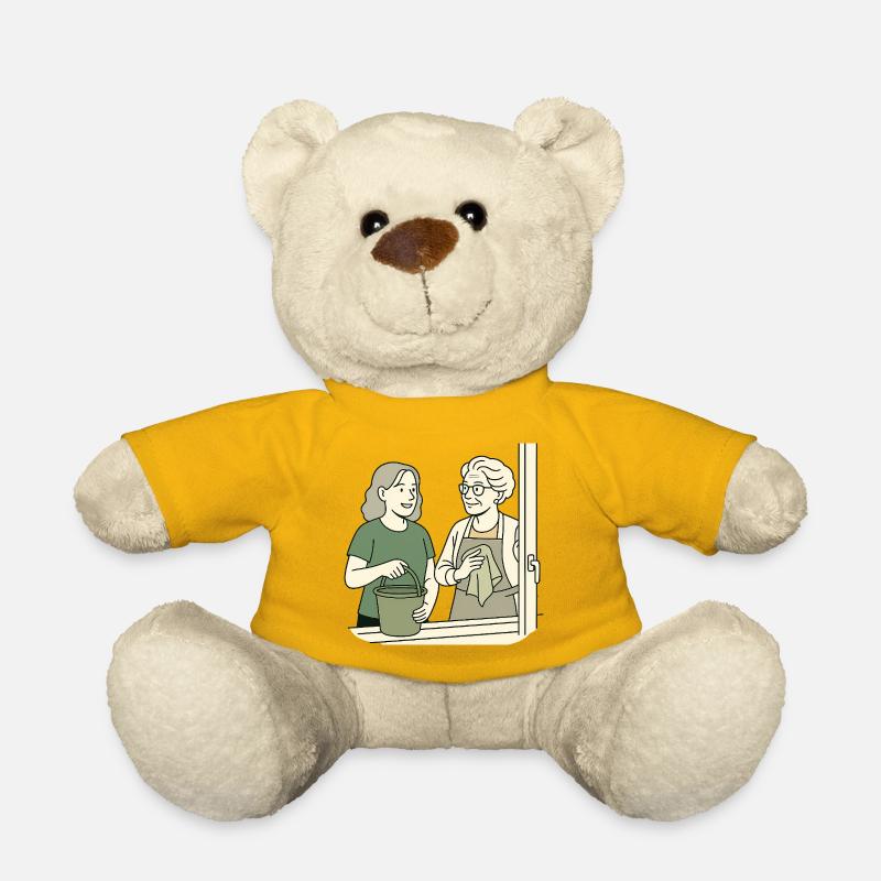 Grandma Karin - Teddy Bear - sun yellow