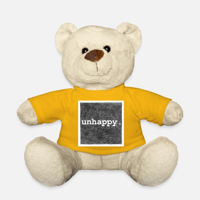Unhappy - Nounours - jaune soleil