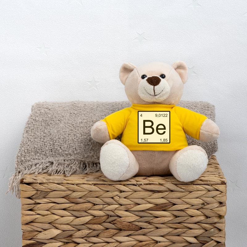 Be Element Style: Periodic Table Pattern Beryllium Teddy Bear