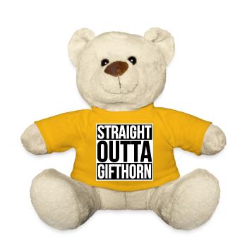 TOUT DROIT SORTI GIFTHORN - Nounours - jaune soleil - Devant