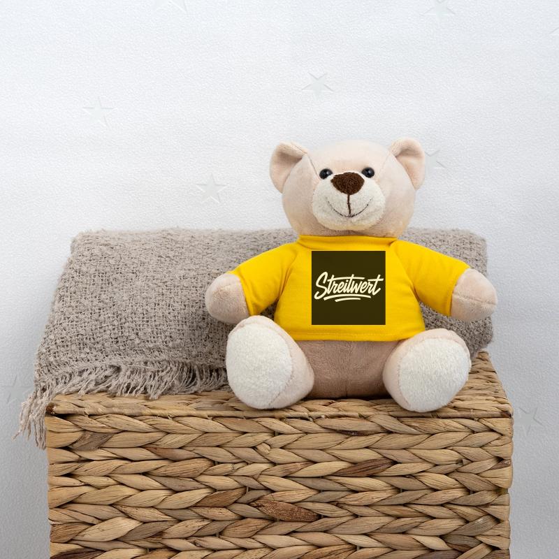 Streitwert Script Logo Schwarz Teddy
