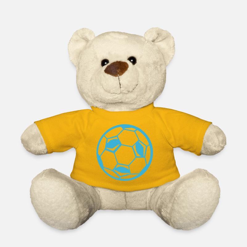 Fussball Ball Soccer - Teddy - Sonnengelb