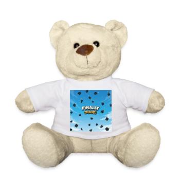Endlich geschafft Abschlussjubel - Teddy - Sonnengelb - Vorne