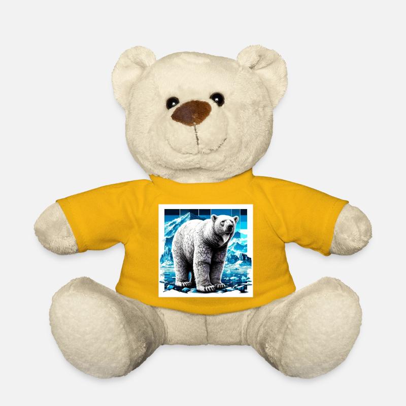 Eisbär - Teddy - Sonnengelb