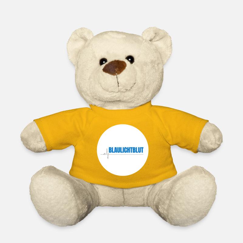 Blaulichtblut – Stolz, Teamgeist und Leidenschaft  - Teddy - Sonnengelb