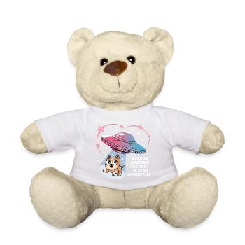 Amour des Chiens Univers Spatial Science Fiction - Nounours - jaune soleil - Devant
