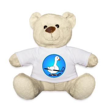 Goose Hockey - Teddy Bear - sun yellow - Front