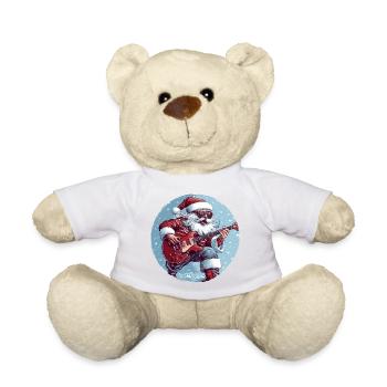 Weihnachtsmann Gitarre - Teddy - Sonnengelb - Vorne