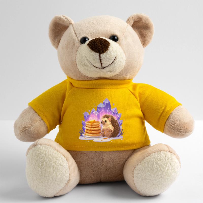 Hérisson avec des pancakes et des cristaux Nounours