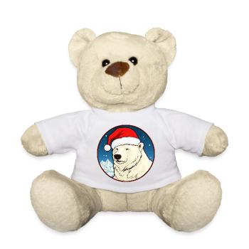Christmas Polar Bears - Teddy Bear - sun yellow - Front