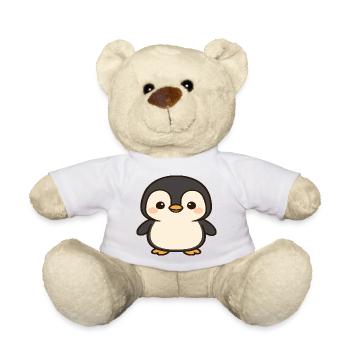 Kawaii Pinguin Charm - Teddy - Sonnengelb - Vorne