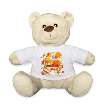 Moon Breakfast Fox - Teddy Bear - sun yellow - Front