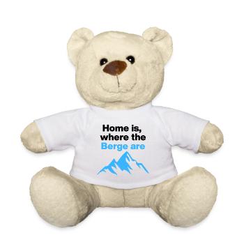 Home is where the Berge are. Freedom, Freeitime - Teddy Bear - sun yellow - Front