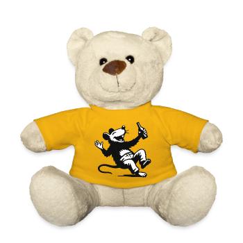 Partymaus - Teddy Bear - sun yellow - Front