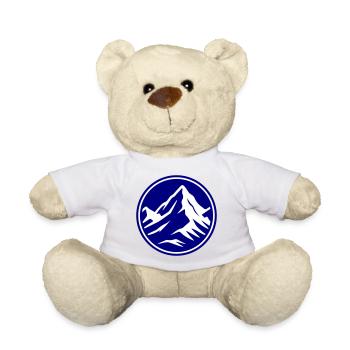 Mountain icon summit - Teddy Bear - sun yellow - Front
