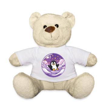 Pinguin im Eis-Universum - Teddy - Sonnengelb - Vorne