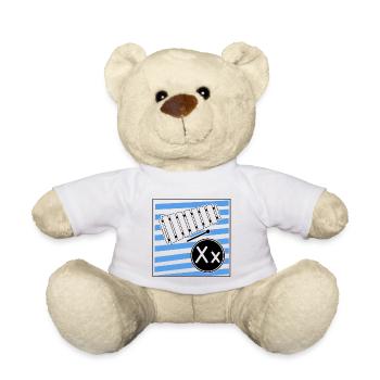 X for Xylophone - Teddy Bear - sun yellow - Front