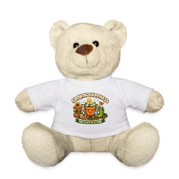 Chemise douillet de jardinage – Grandir le bonheur - Nounours - jaune soleil - Devant