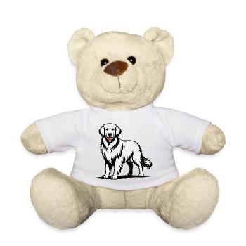 Golden Retriever in a Proud Pose - Teddy Bear - sun yellow - Front