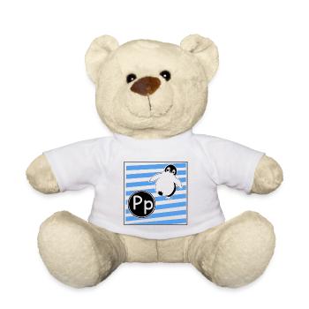 P for Penguin - Teddy Bear - sun yellow - Front